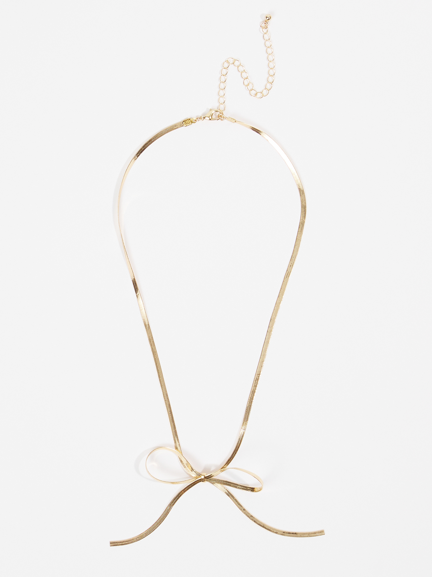 Gold bow choker store