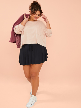 All Day Waffle Knit Top - ARULA