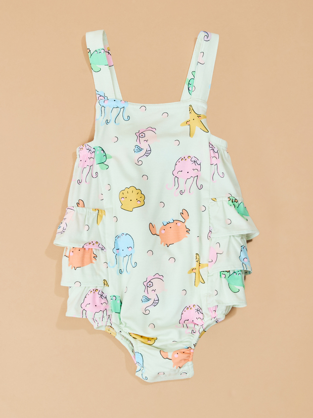 Underwater Whimsy Sunsuit Detail 2 - ARULA
