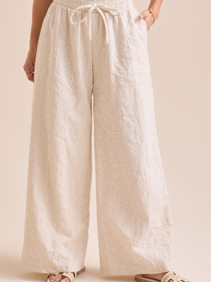Dolly Eyelet Pants - ARULA