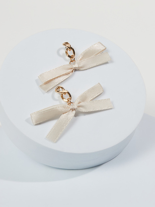Satin Bow Earrings - ARULA