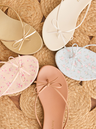 Michelle Bow Sandals - ARULA