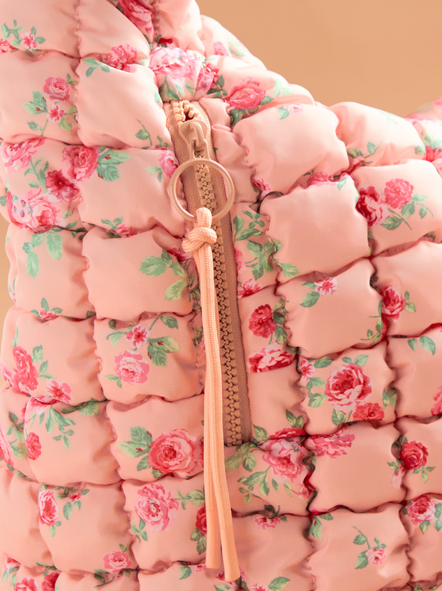 Proficient Floral Quilted Puffer Shoulder Bag Detail 3 - ARULA