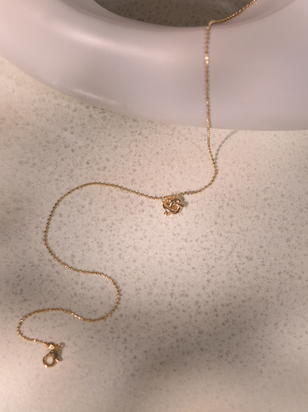 Infinite Twist Charm Necklace - ARULA