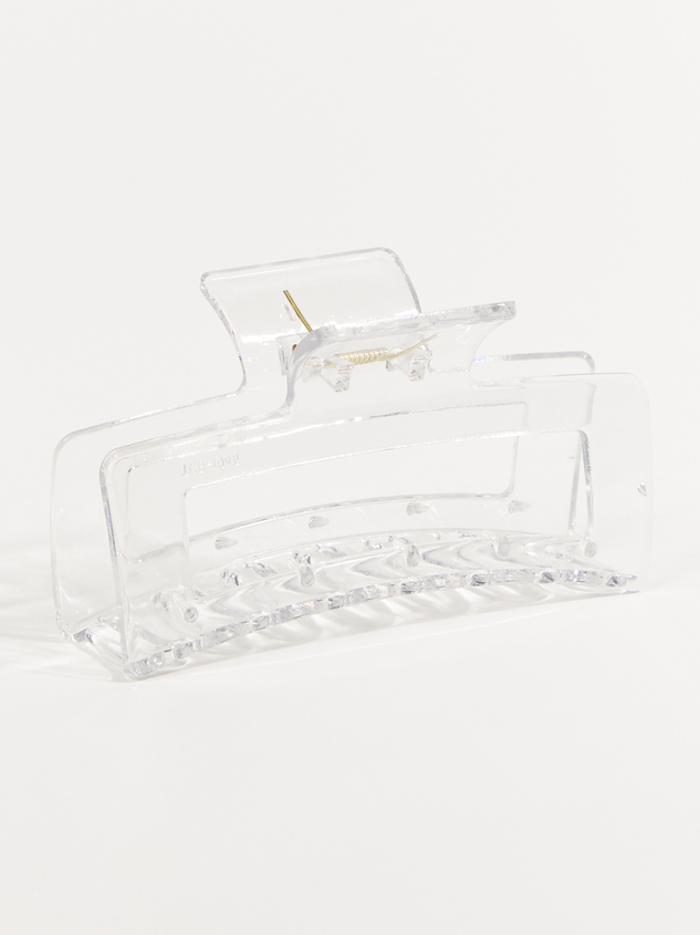 Emily Box Claw Clip - Clear - ARULA