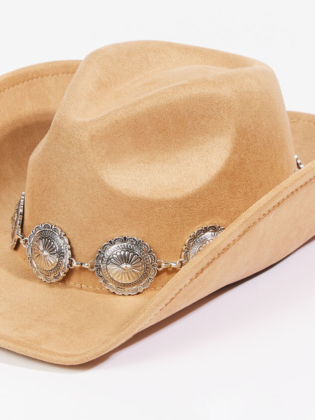 Medallion Cowgirl Hat Detail 2 - ARULA
