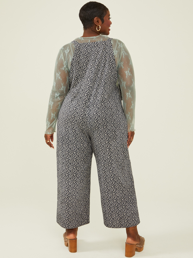 Serenity Floral Overalls Detail 4 - ARULA