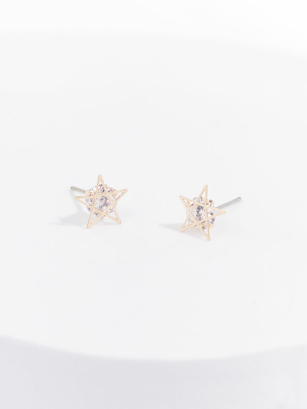 Rhinestone Star Earrings - ARULA