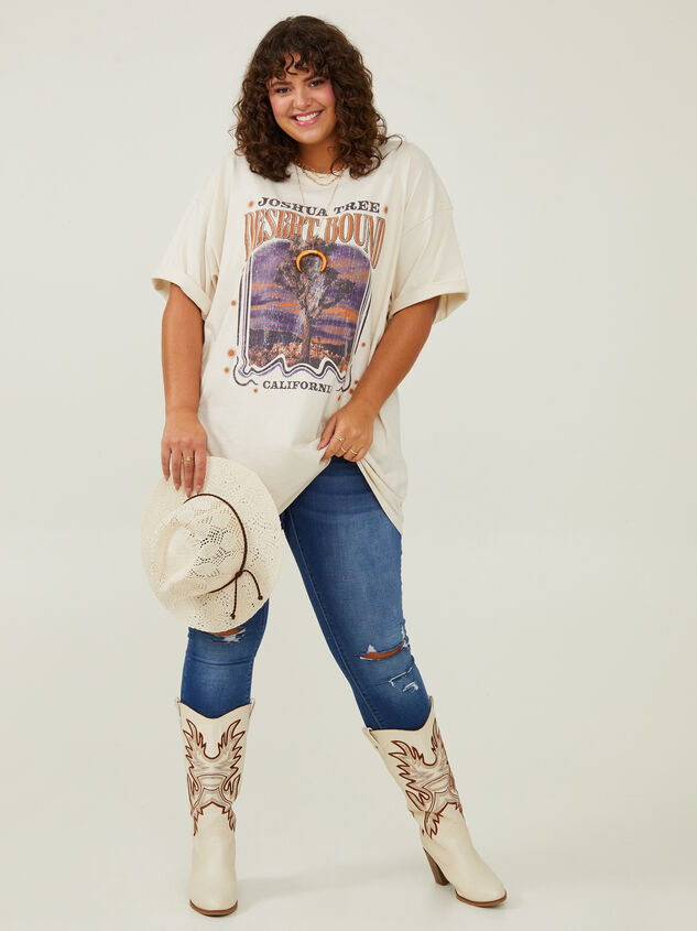 Joshua Tree Oversized Tee Detail 4 - ARULA