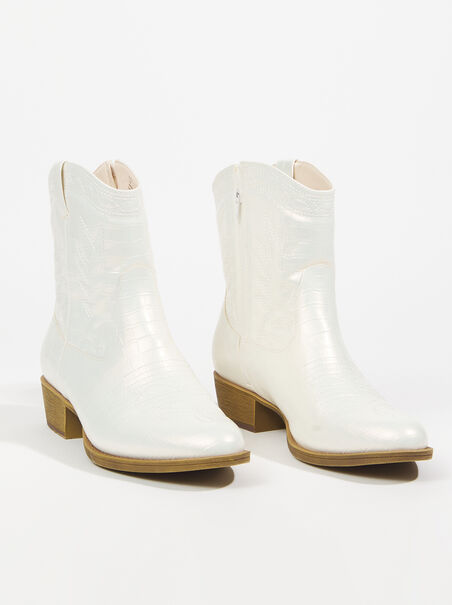 Iridescent Pistol Wide Width Cowboy Boots - ARULA