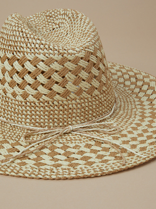 Woven Wide Brim Hat - ARULA