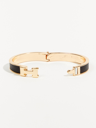 Thick H Bangle Bracelet - ARULA