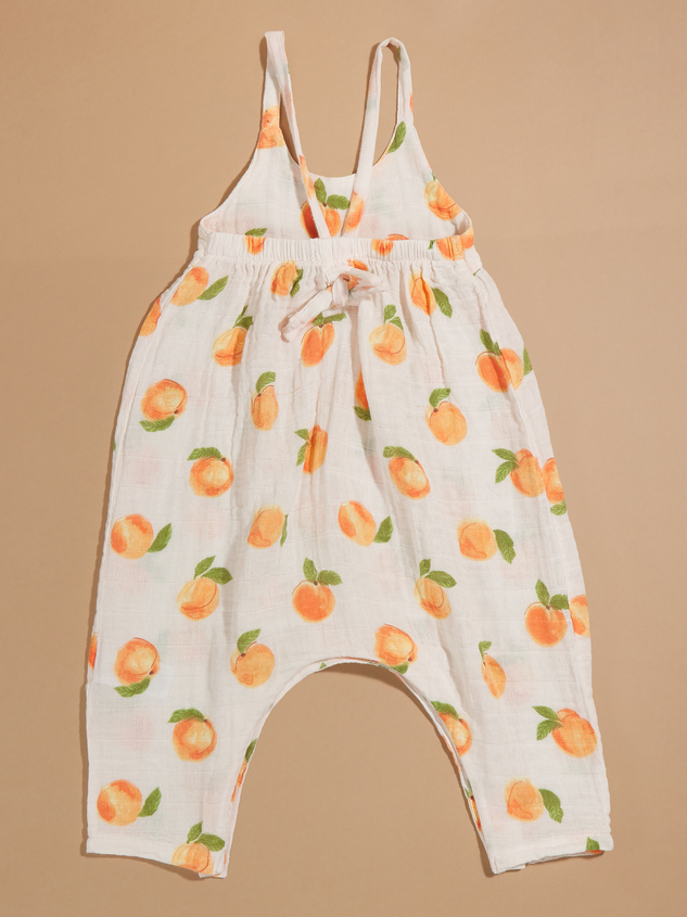 Sweet Peach Tie Back Jumpsuit Detail 2 - ARULA