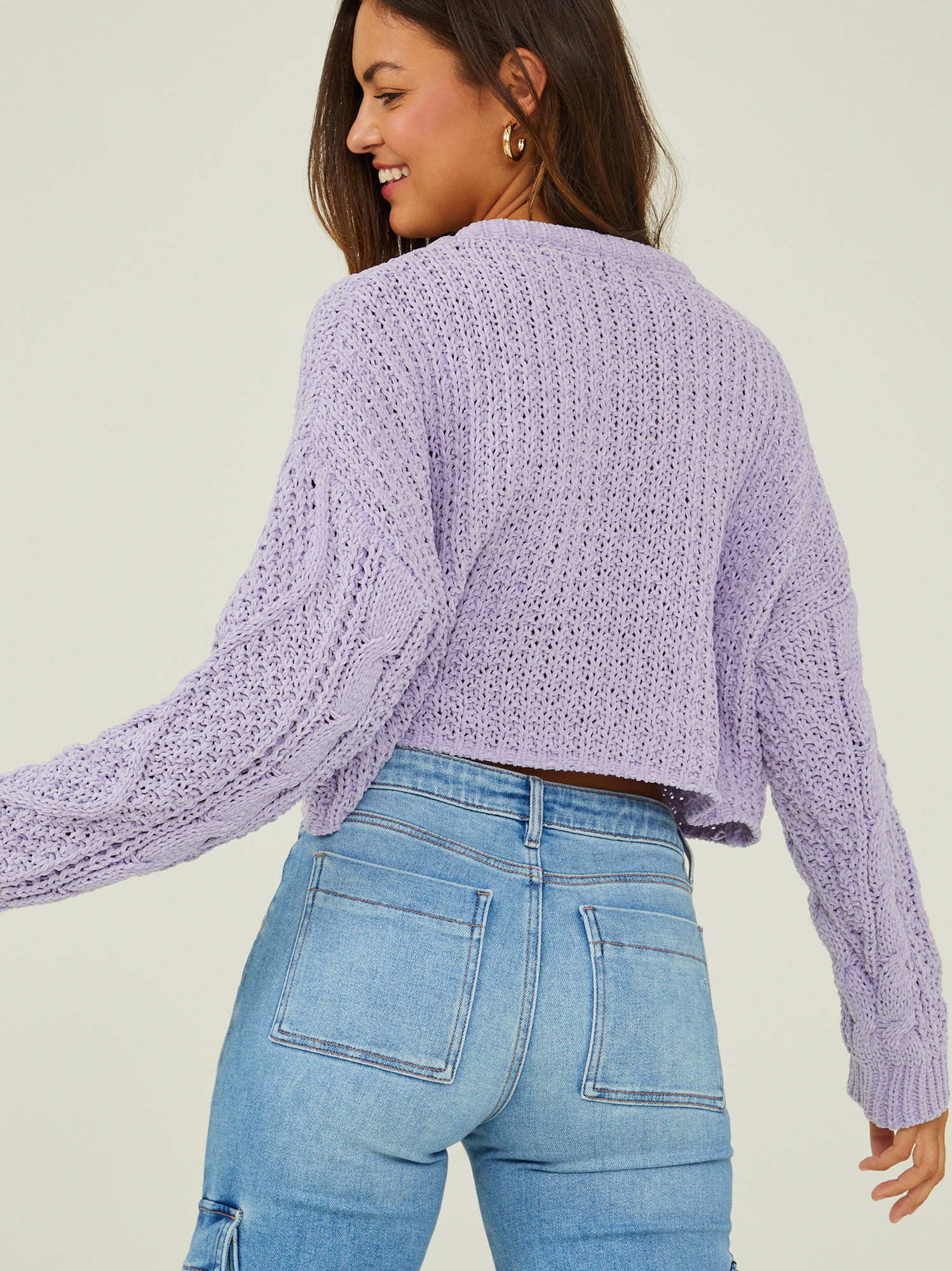 Cambria Chenille Cropped Sweater