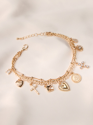 Bubble Charm Dangle Bracelet Set - ARULA