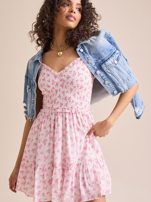 Pixie Floral Mini Dress - ARULA