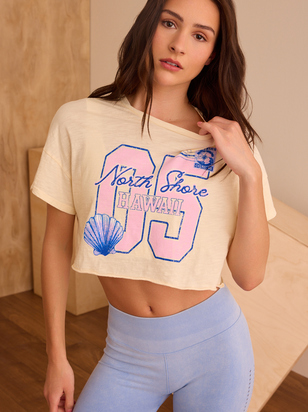 North Shore Hawaii Crop Tee - ARULA