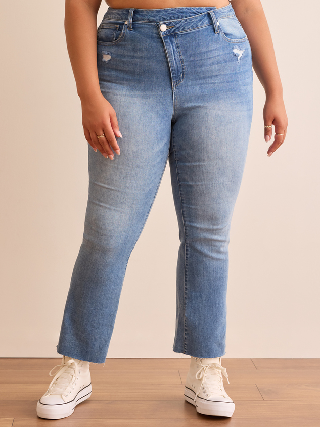 Crossover Straight Jeans Detail 3 - ARULA