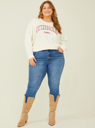 Outerbanks Corded Oversized Sweatshirt - ARULA