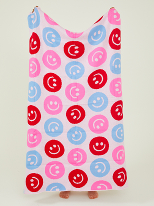 Happy Face Oversized Blanket - ARULA