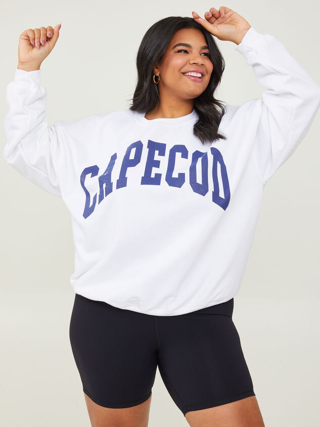Cape Cod Sweatshirt Detail 5 - ARULA