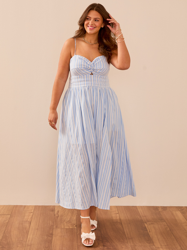 Jessie Stripe Maxi Dress - ARULA