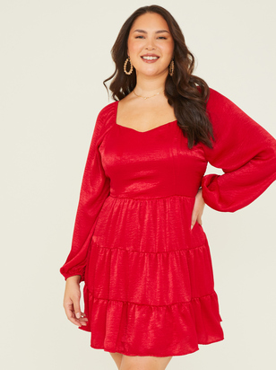 Willow Satin Dress - ARULA