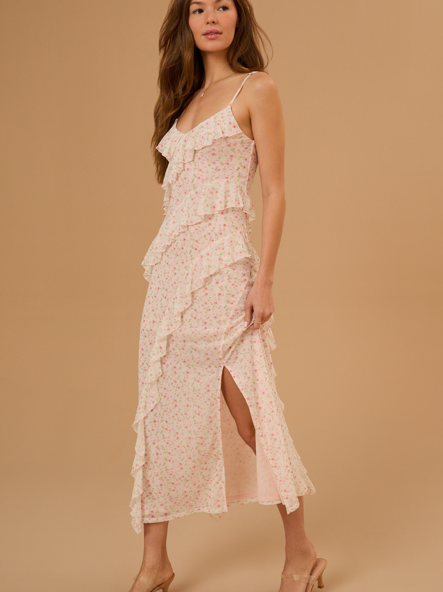 Sami Floral Maxi Dress Detail 2 - ARULA