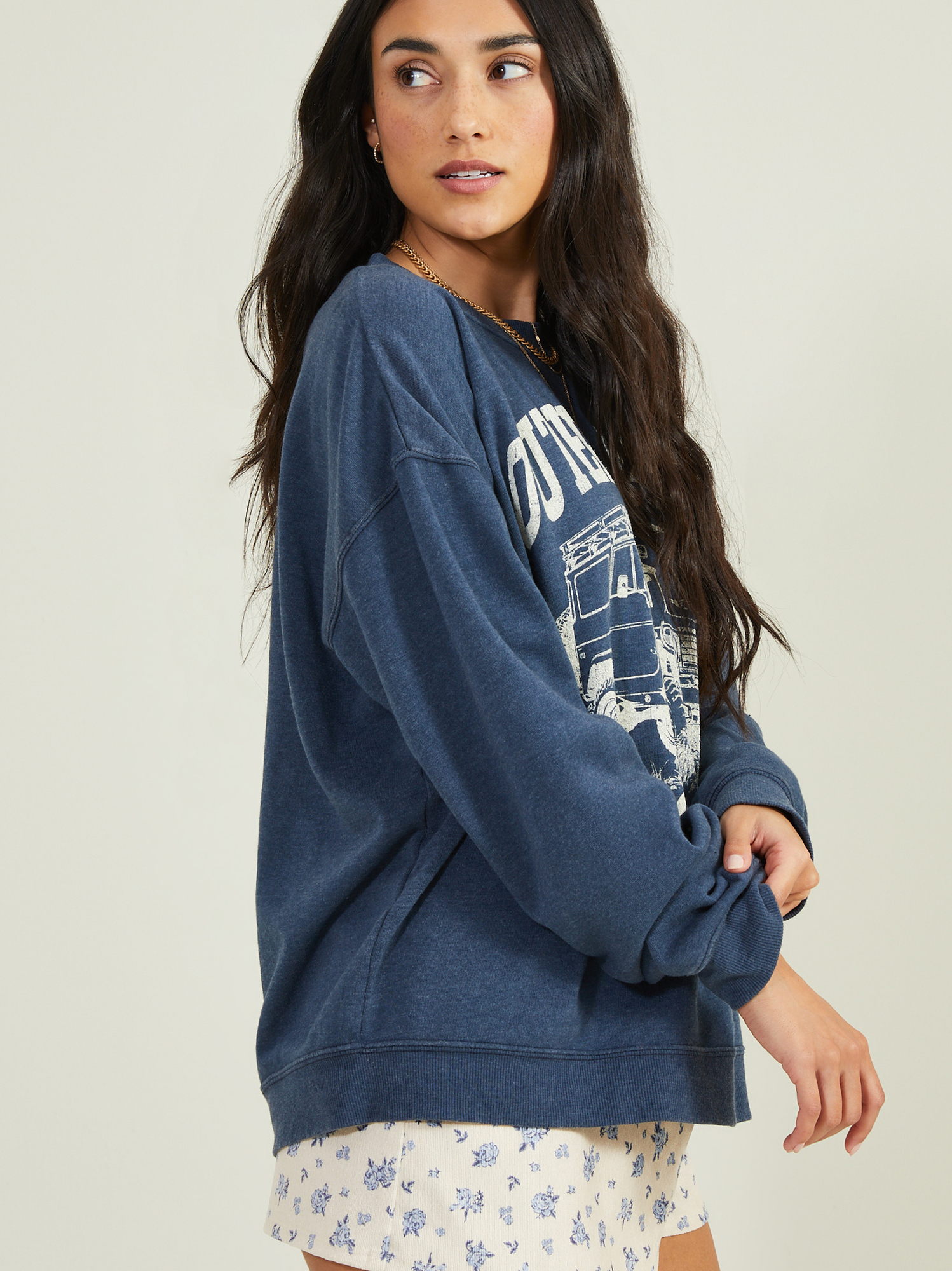 Outer Banks Oversized Fleece Sweatshirt