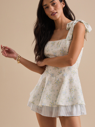 Hannah Double Layer Romper - ARULA - 