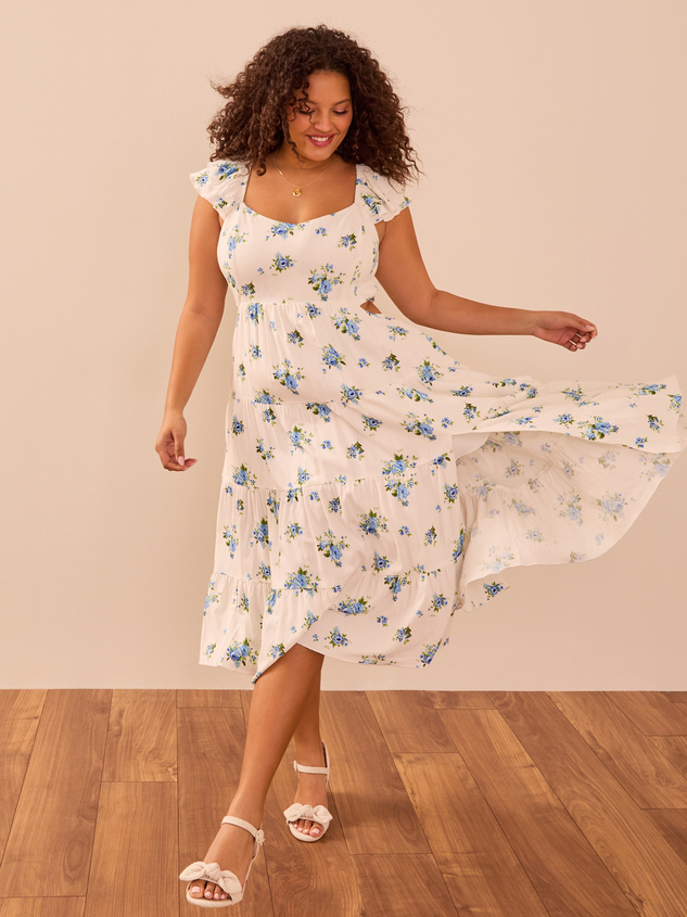 Lia Midi Dress Detail 2 - ARULA