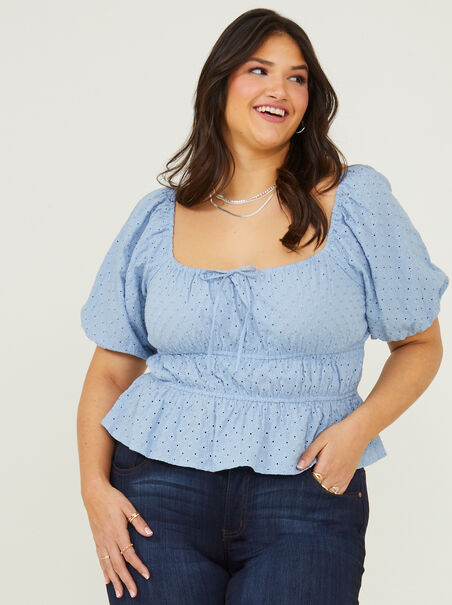 Esther Eyelet Top - ARULA