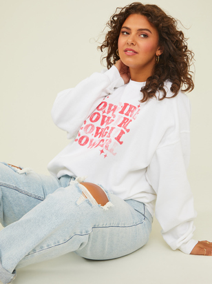 Cowgirl Oversized Sweatshirt - ARULA
