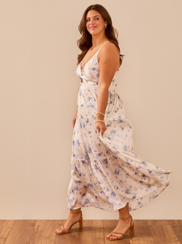 Kellsa Floral Maxi Dress Detail 4 - ARULA