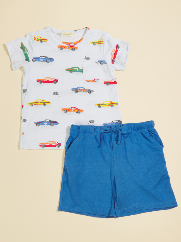 Muscle Cars Tee and Shorts Set - ARULA