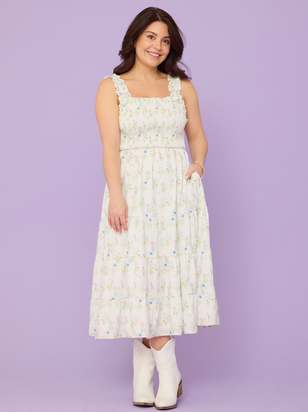 Vivienne Floral Mama Midi Dress - ARULA - 