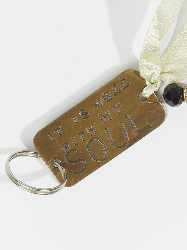 Well With My Soul Keychain Detail 2 - ARULA