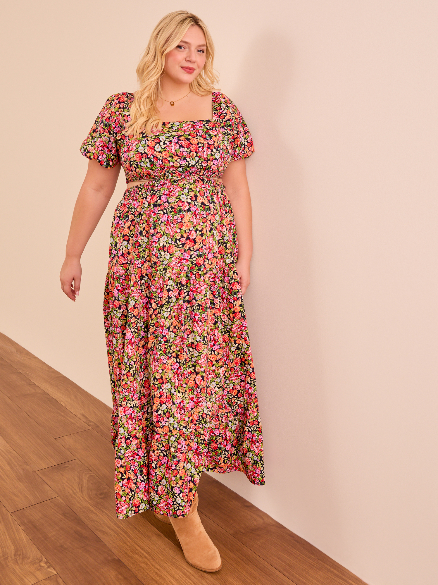 Anni' Dress - Notebook Floral – Sage Kids