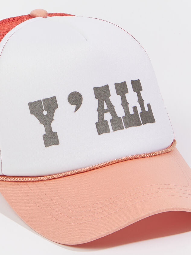 Y'all Trucker Hat Detail 2 - ARULA