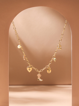 Coquette Cowgirl Charm Necklace - ARULA