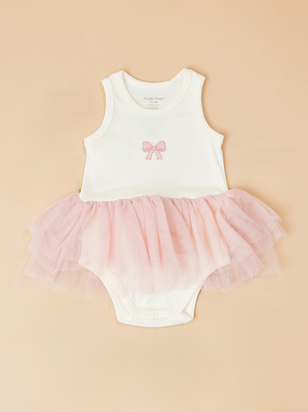 Giselle Bow Tank Tutu Bodysuit - ARULA