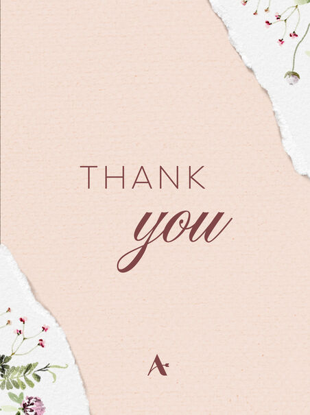 Spring Thank You E-Gift Card - ARULA