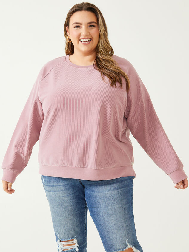 Rhode Ribbed Sweatshirt Detail 1 - ARULA