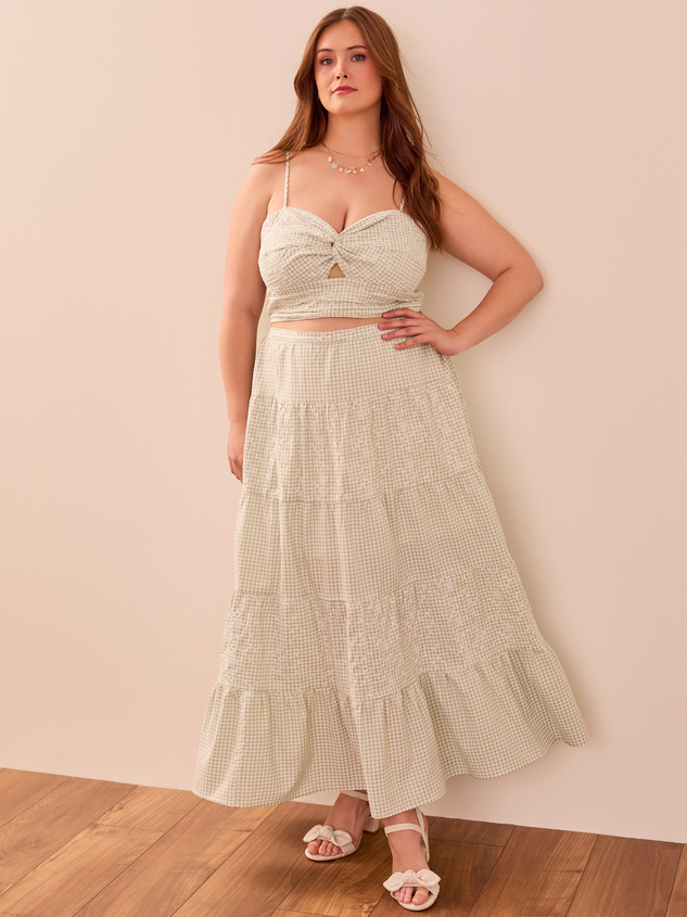 Sofia Gingham Tank - ARULA
