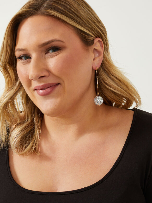 Disco Ball Dangle Earrings Detail 2 - ARULA