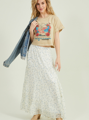 Kinny Floral Maxi Skirt - ARULA