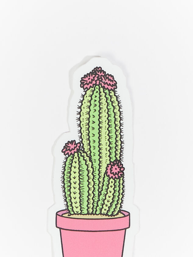 Floral Cactus Sticker Detail 2 - ARULA