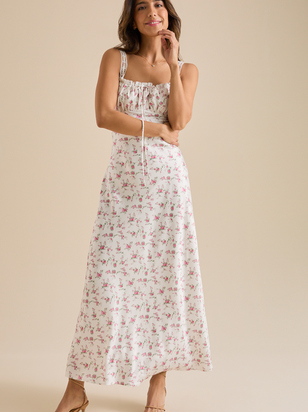 Kya Floral Midi Dress - ARULA - 