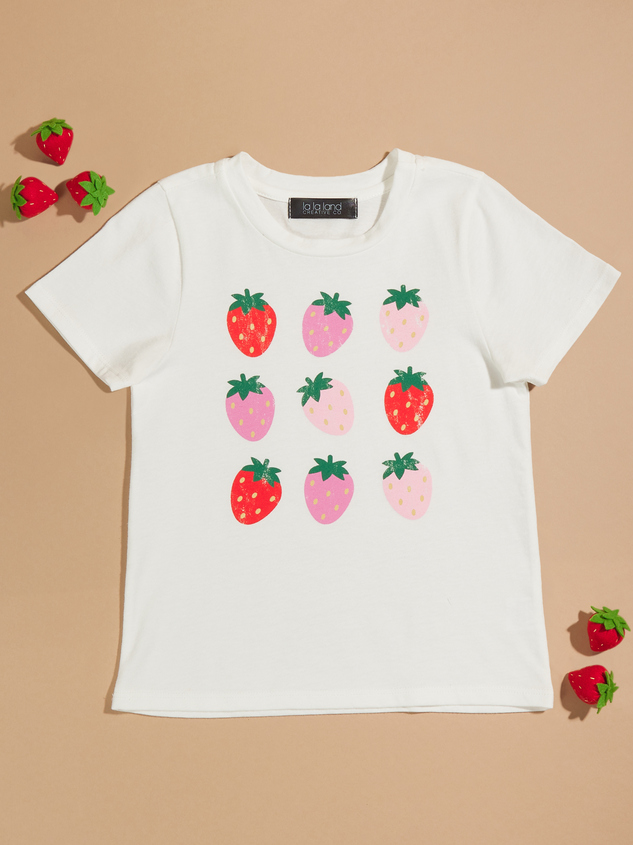Berry Bliss Graphic Tee Detail 2 - ARULA