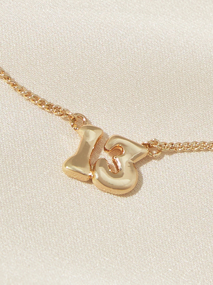 Gold 13 Bubble Necklace - ARULA - 